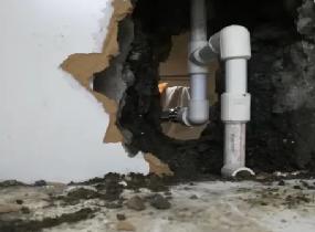 碑林厨房下水管道漏水检测